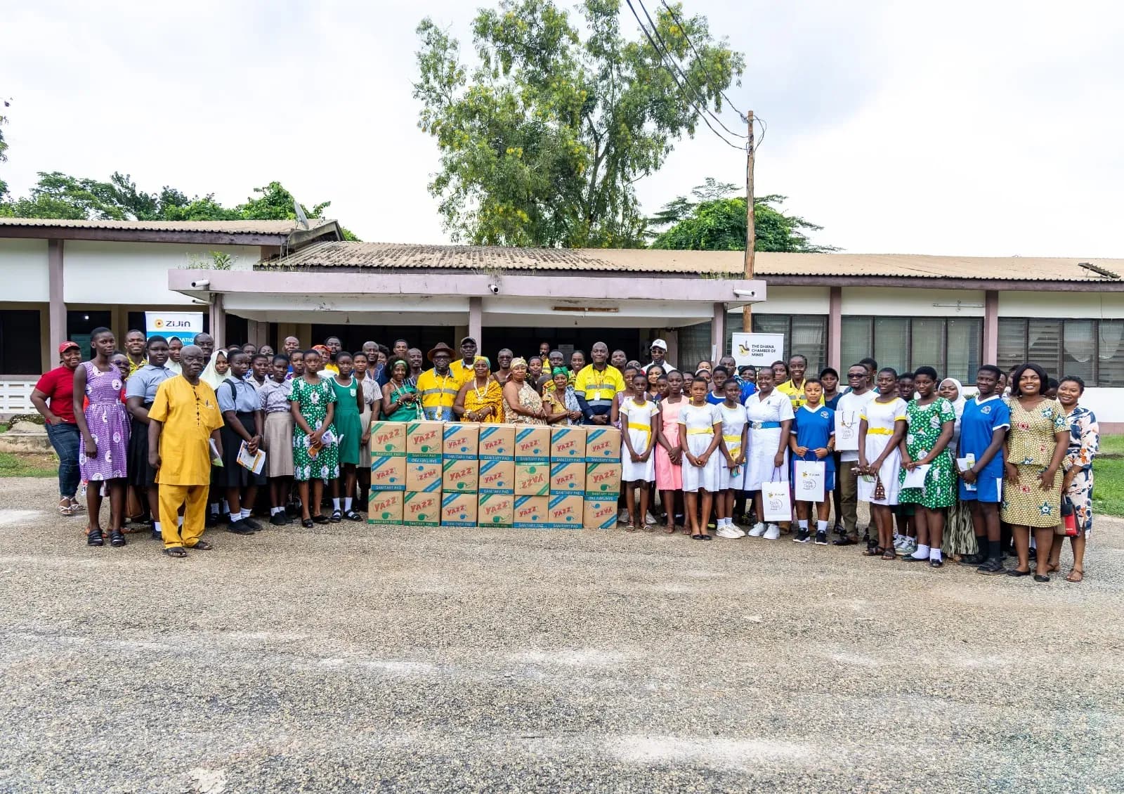 Zijin Golden Ridge, Chamber of Mines support schoolgirls with menstrual health initiative