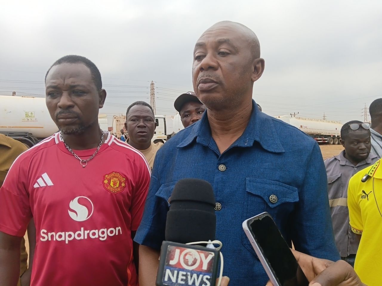 Tanker drivers begin sit-down strike over deplorable TOR–Kpone road