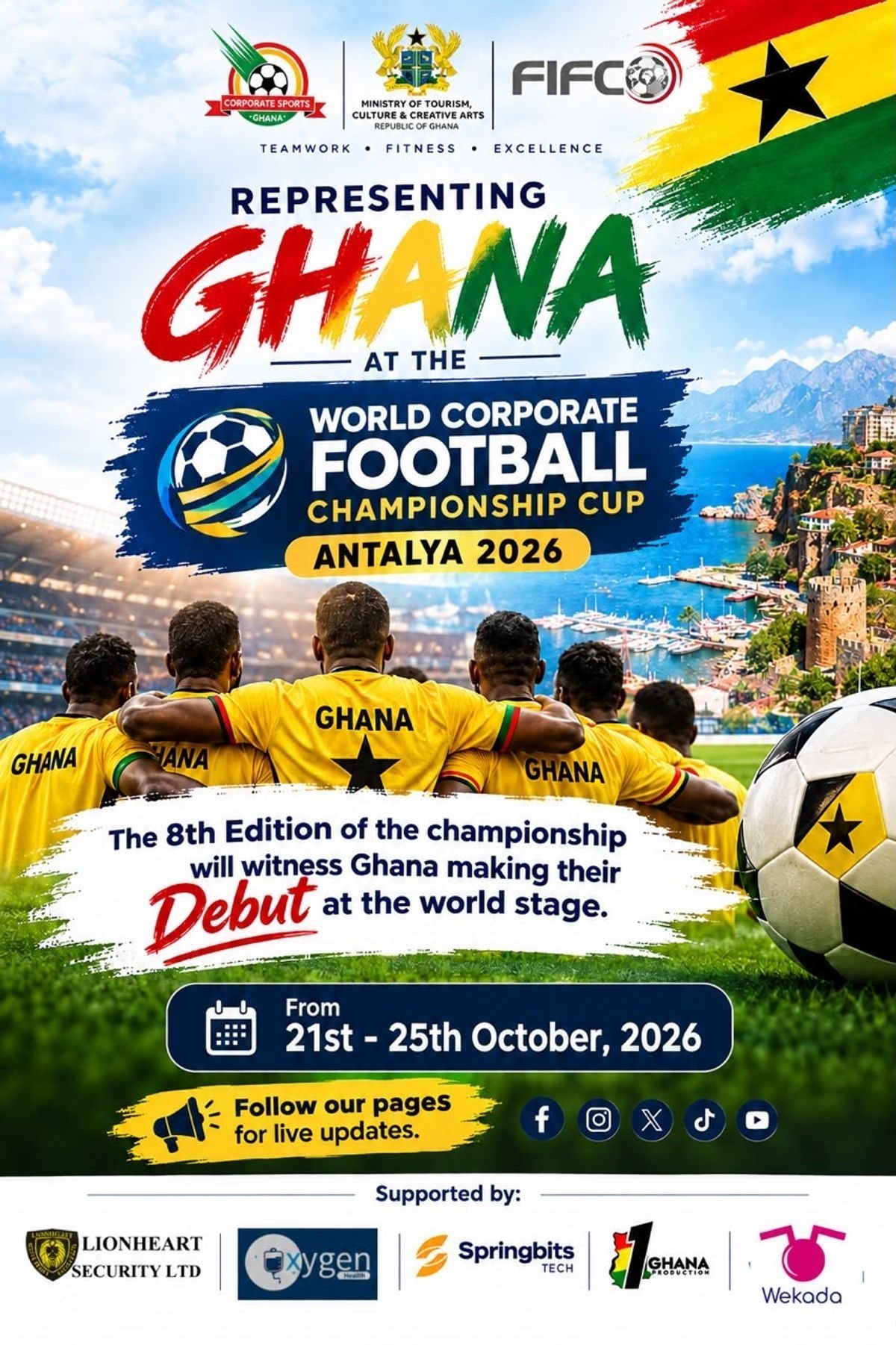 Corporate Sports prepares for FIFCO Corporate Football World Championship debut