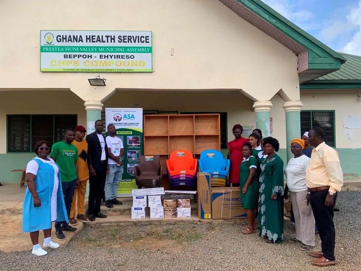 ASA Savings & Loans supports Beppoh Ehyireso CHPS Compound
