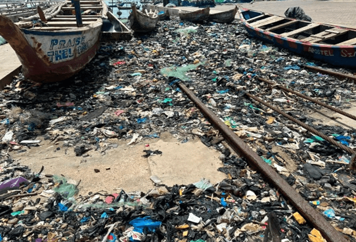 Plastic waste, silt threaten James Town harbour’s ship-repair business          
