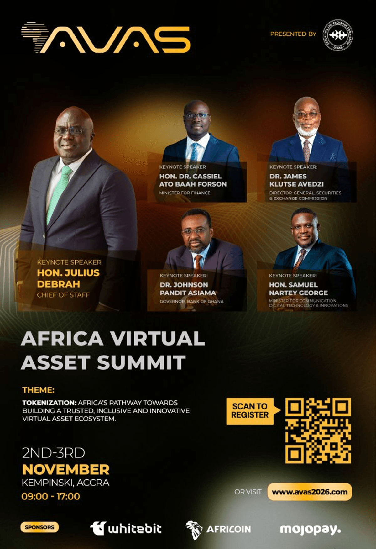 Africa Virtual Asset Summit (AVAS) 2026: The Accra Declaration: Africa’s blueprint for trusted tokenization