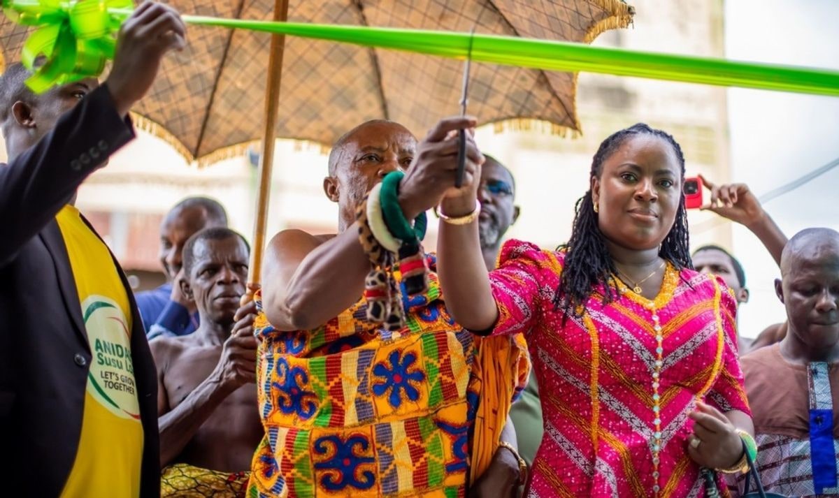 Amanano Community Bank gives a boost to sanitation at Nyinahin SHS