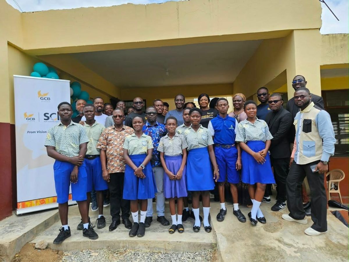 GCB staff CSR: Employees establish ICT laboratory at Nungua SDA Basic B School