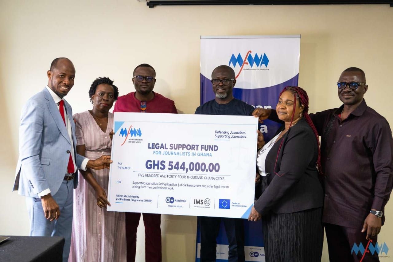 MFWA sets up GH¢544,000 legal support fund for journalists