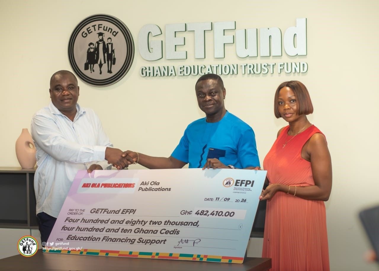 GETFund’s Paul Adjei drives education partnerships as Aki-Ola donates GH¢482,410 worth of books