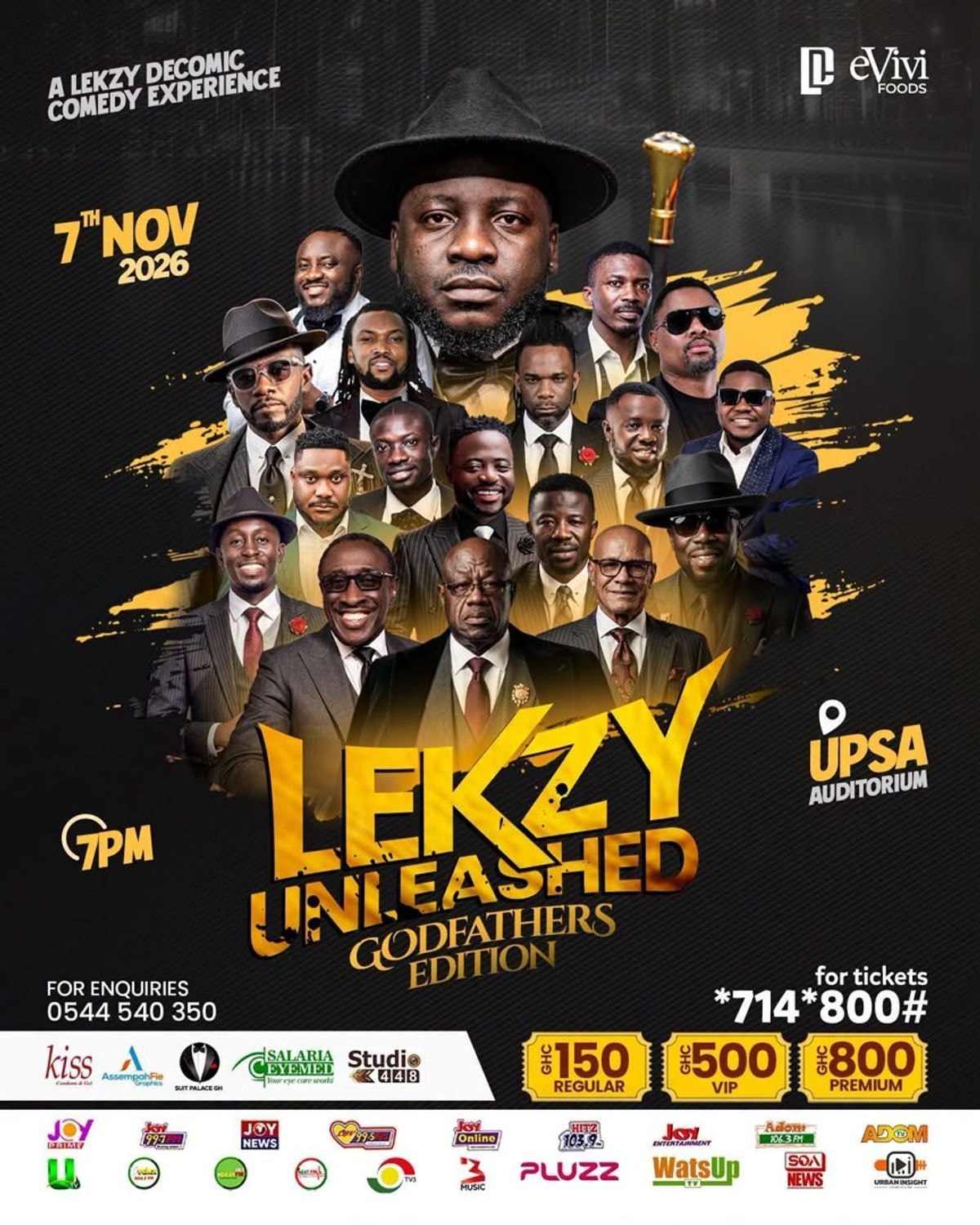 Lekzy DeComic brings comedy heavyweights together for ‘Godfather Edition’