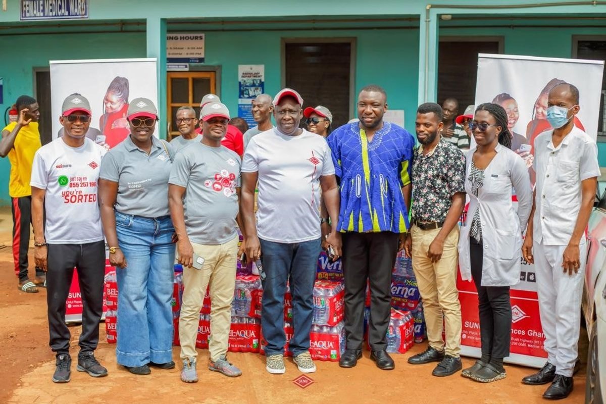 SUNU Assurances extends support to Techiman Holy Family Hospital