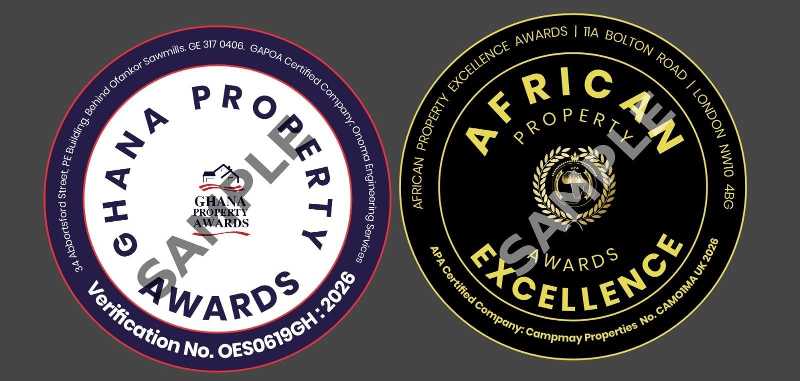 2026 ‘Property Awards’ winners to receive verification badges