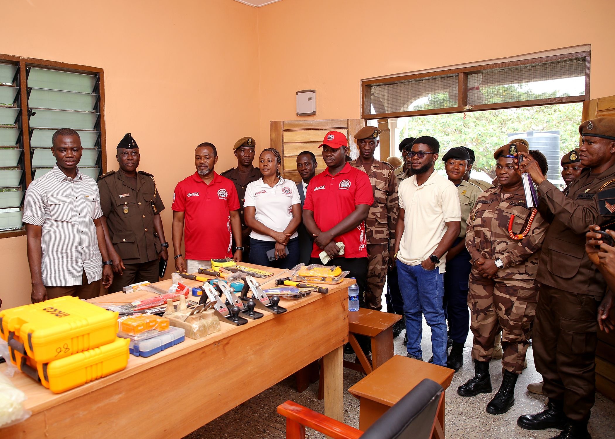 Coca-Cola Bottling Company of Ghana Supports Inmate Rehabilitation Through Donation of Vocational Training Equipment to Kpando Prisons