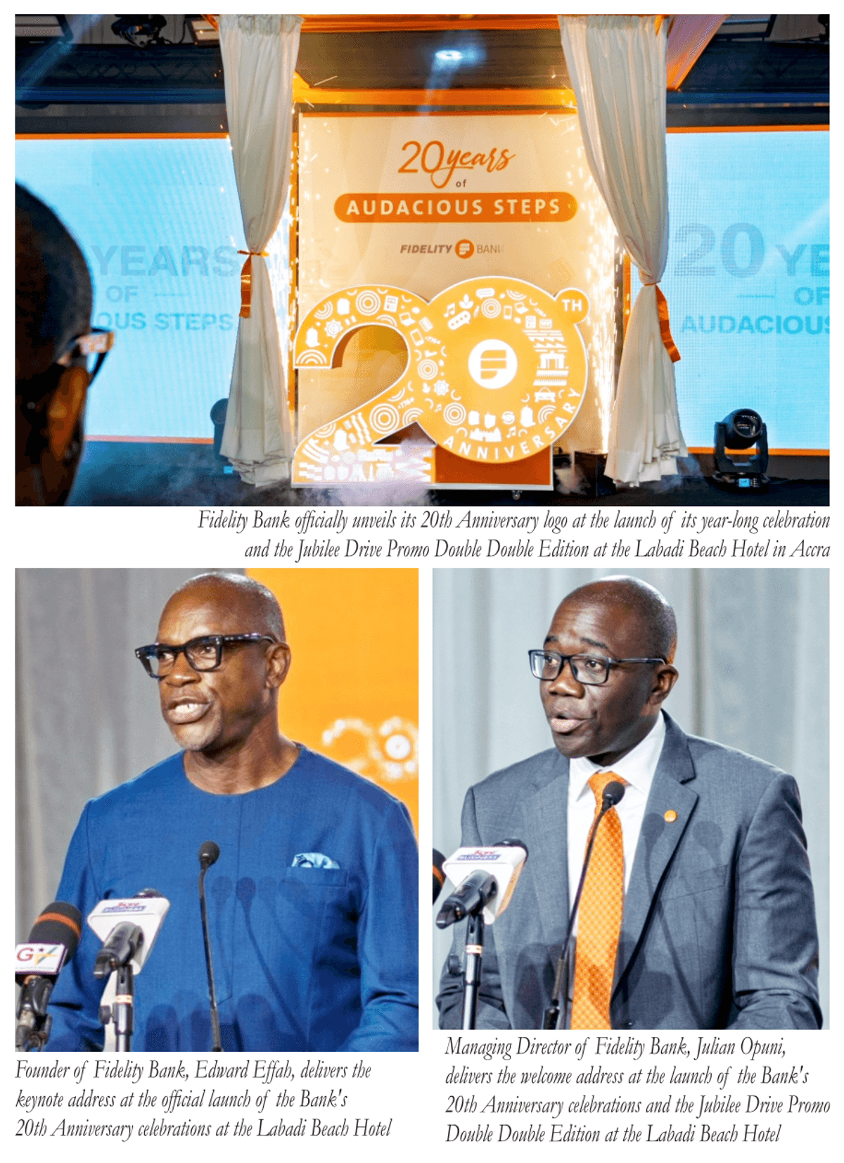 Fidelity Bank launches 20th anniversary celebrations