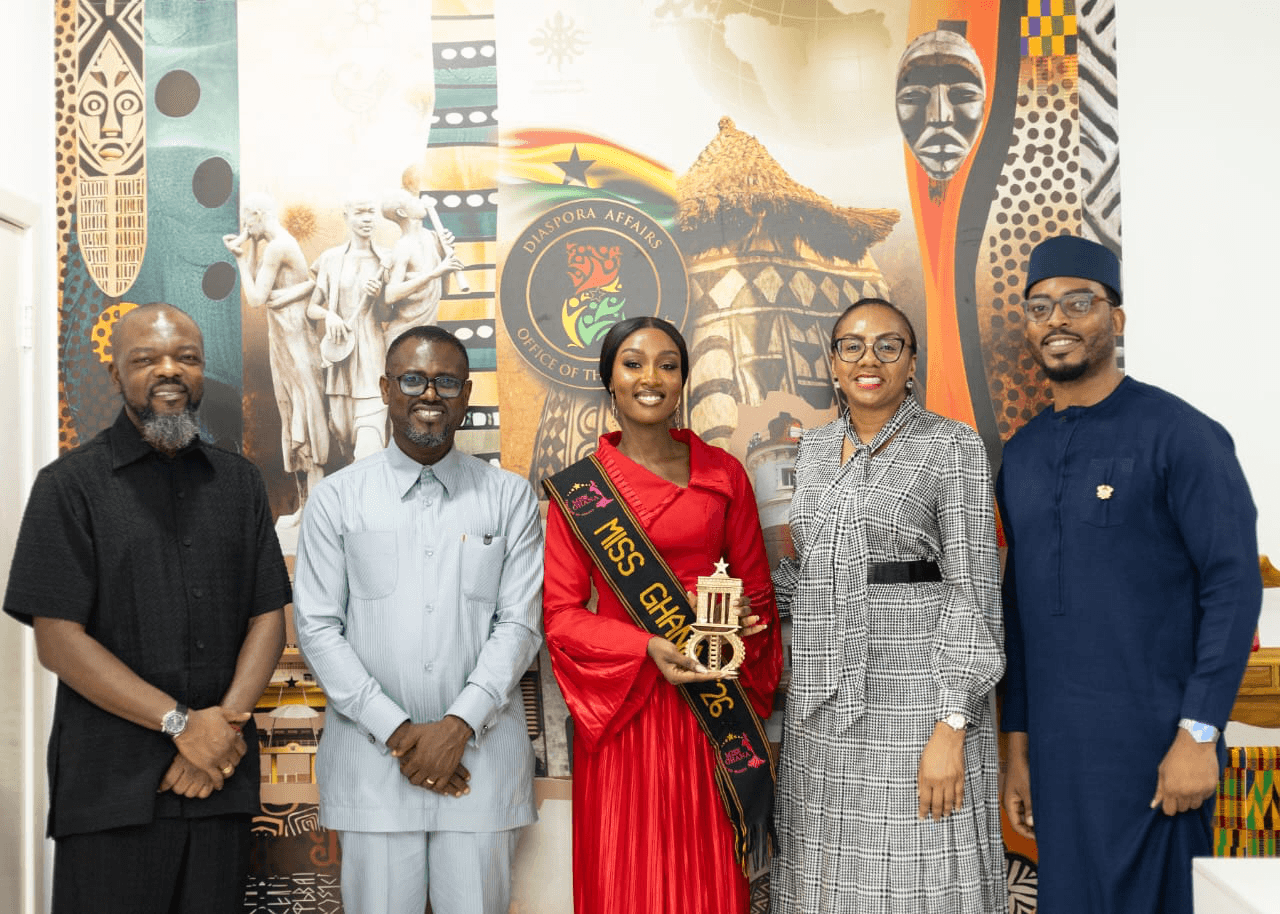 Diaspora Affairs, GTA present Ghana's official charity auction gift to Miss Ghana ahead of 75th Miss World Festival