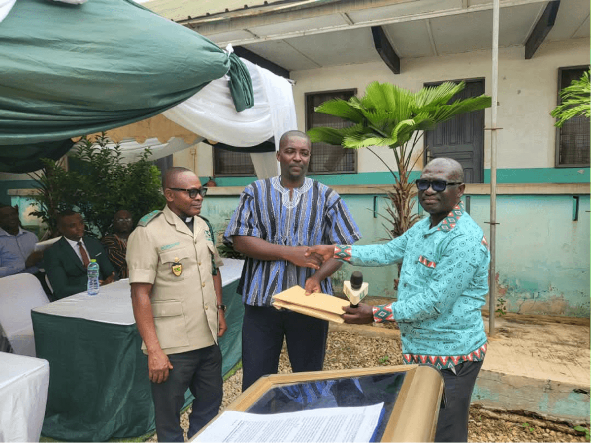 Proforest presents 22 motorbikes to boost forest protection in Ahafo Region