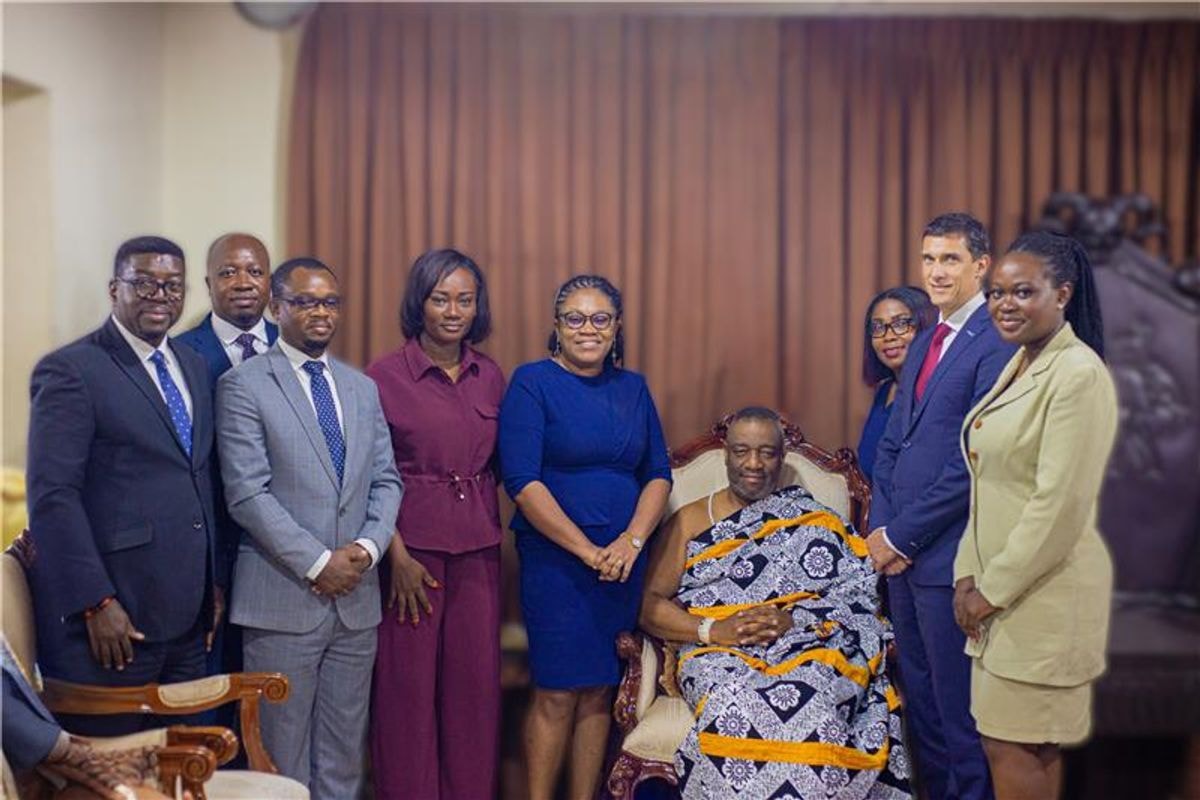 Advans pays courtesy call on Ga Mantse