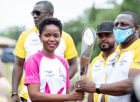 Vlisco supports and participates in Queen’s Baton Relay