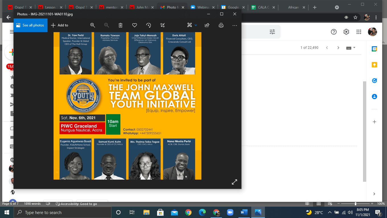 The John C. Maxwell Team Global Youth Initiative Continues to Impact Lives Four Years On