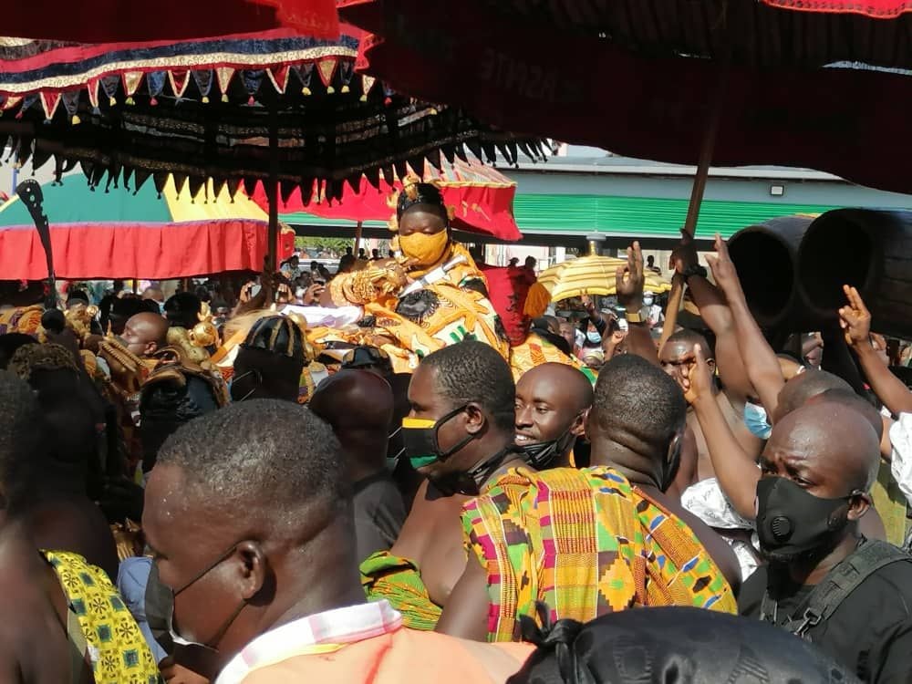Juabenhene holds grand durbar to crown golden jubilee celebration