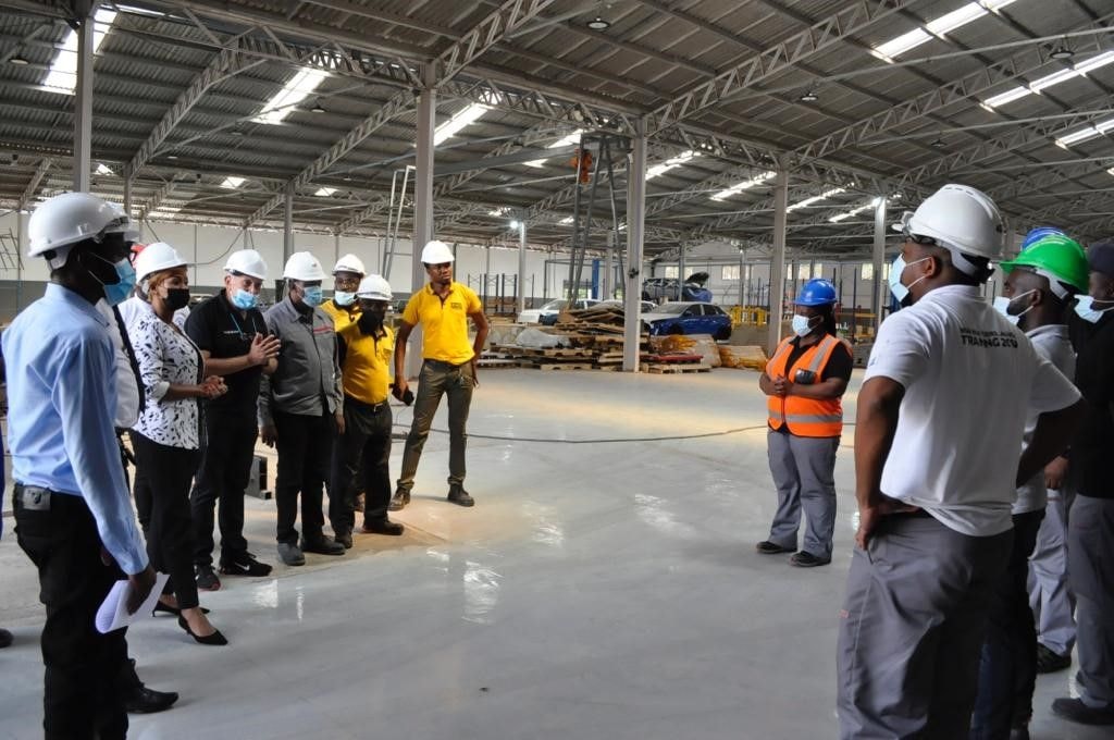 Envoy impressed by progress at Japan Motors all new, ultra-modern Nissan plant
