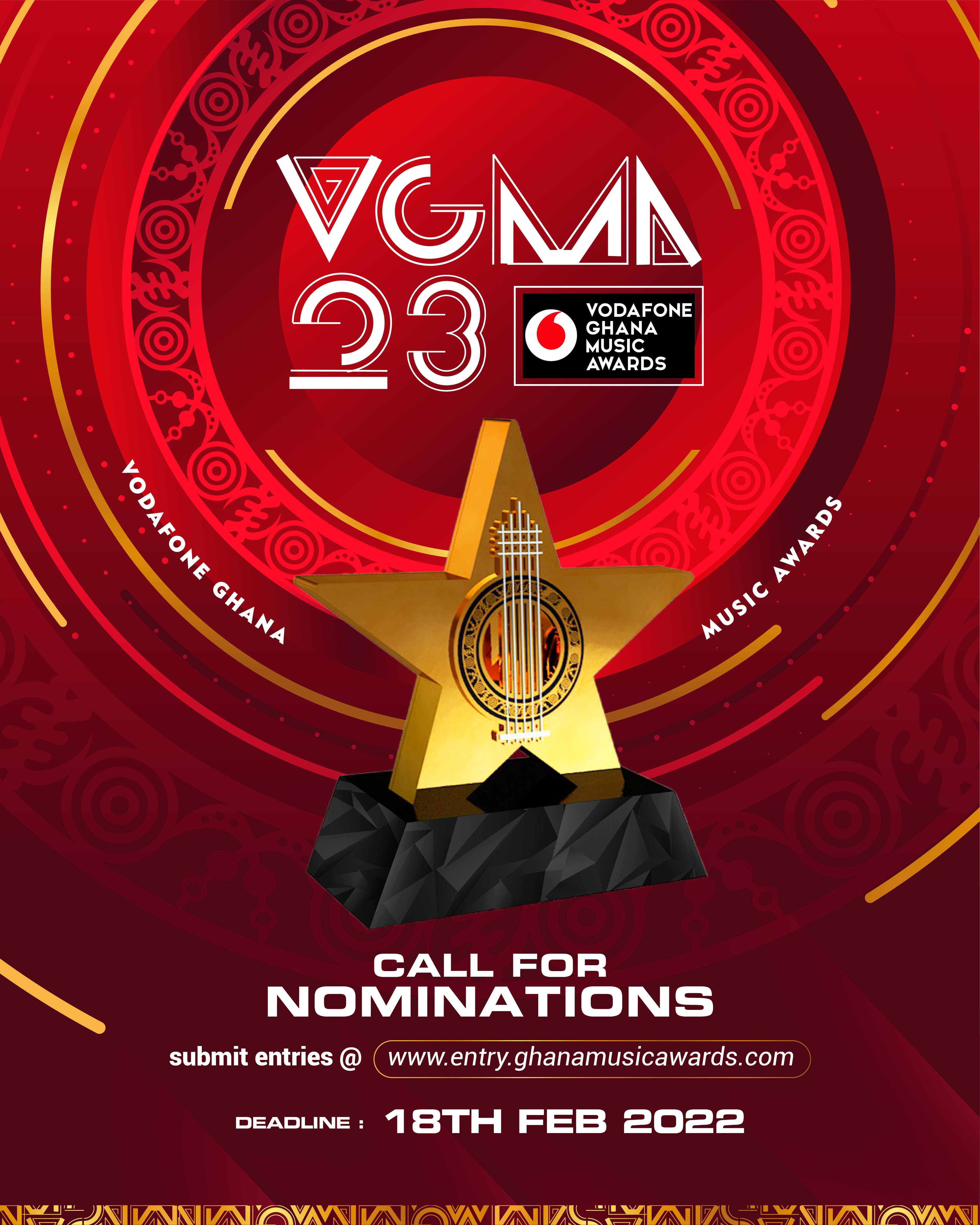 Nominations open for 23rd Vodafone Ghana Music Awards