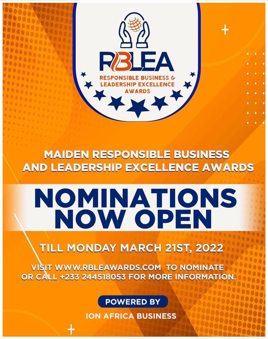 Nominations open for maiden Responsible Business and leadership Excellence Awards