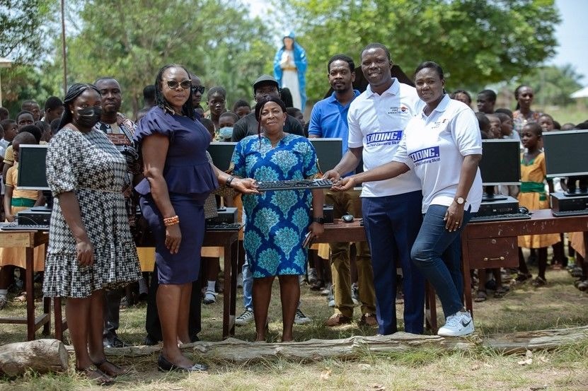 IIPGH donates computers to Ve-Golokwati RC Primary School to improve ICT Literacy