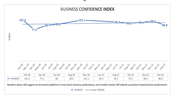 Business & consumer confidence declines – report 