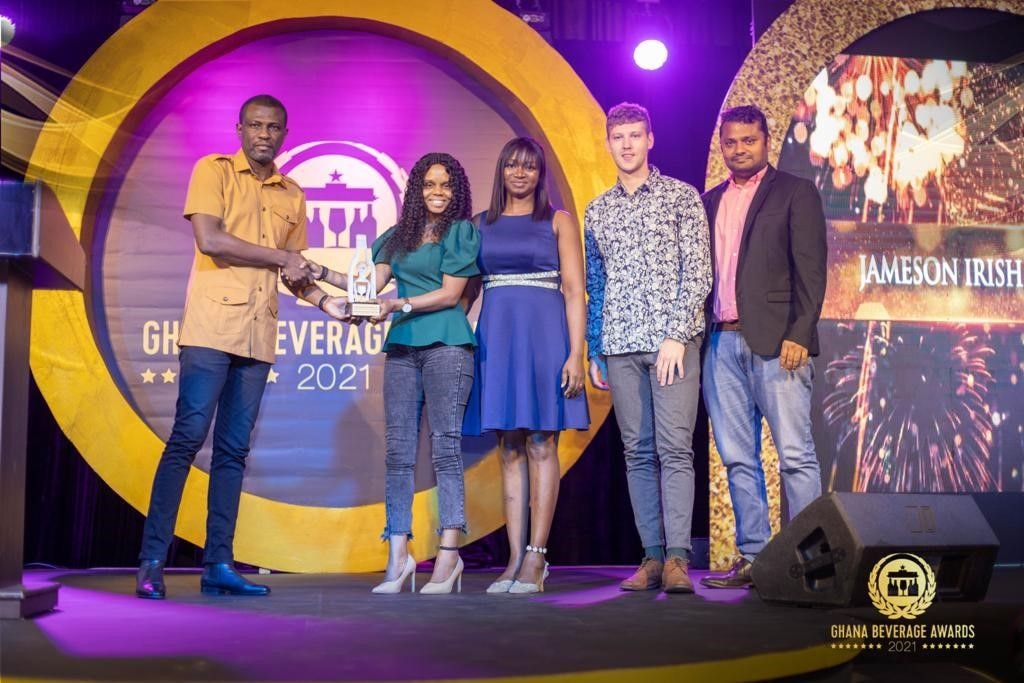 Jameson Irish Whiskey named International Spirit of the Year at the Ghana Beverage Awards
