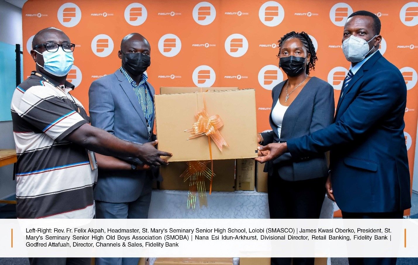 Fidelity Bank donates items to SMASCO, Police Public Safety Training School