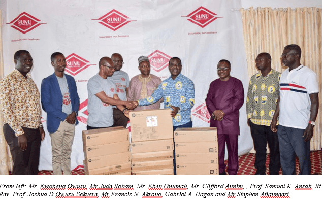 Sunu Assurances donates computers to Cape Coast Technical University