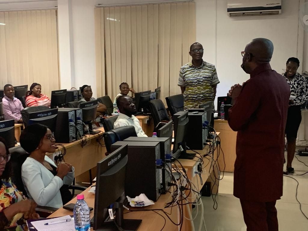 GCTU Pro-Vice-Chancellor addresses records management training workshop participants