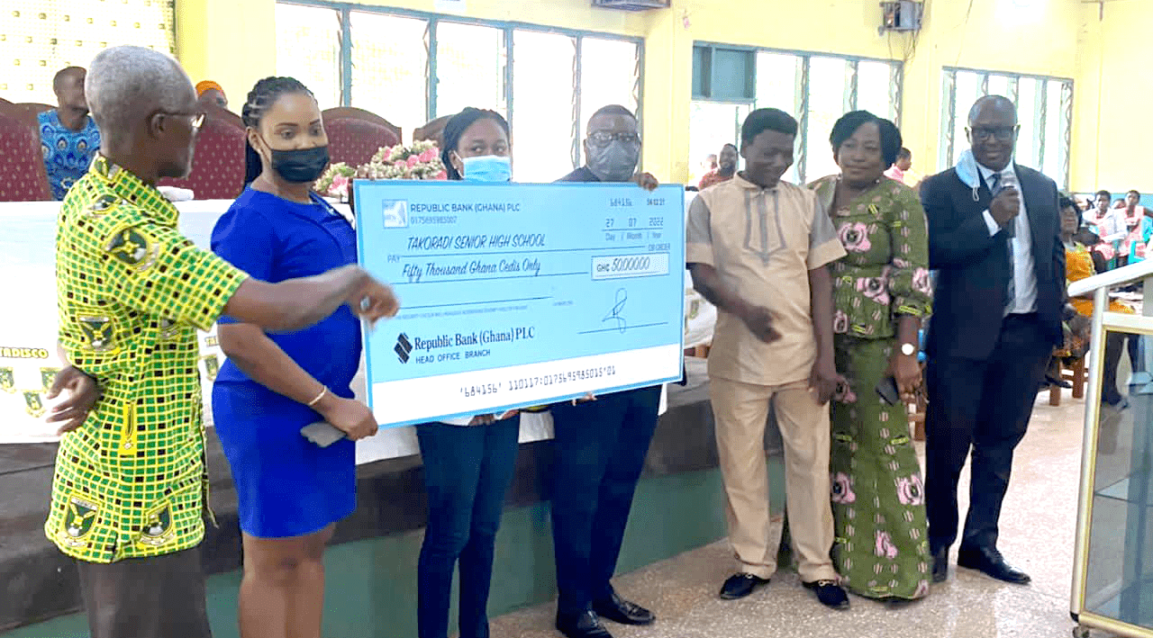 Republic Bank supports Takoradi SHS