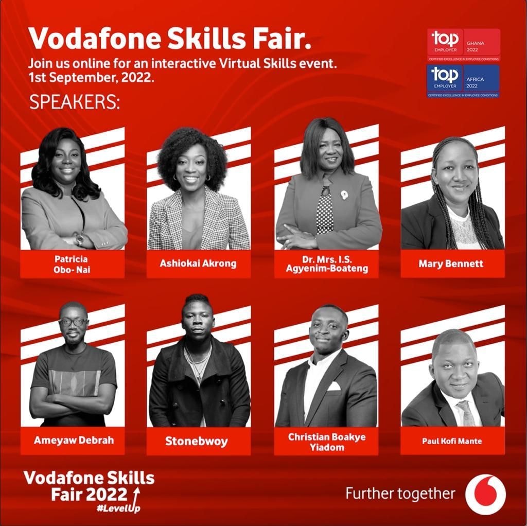 Vodafone announces line-up of Virtual Skills Fair speakers