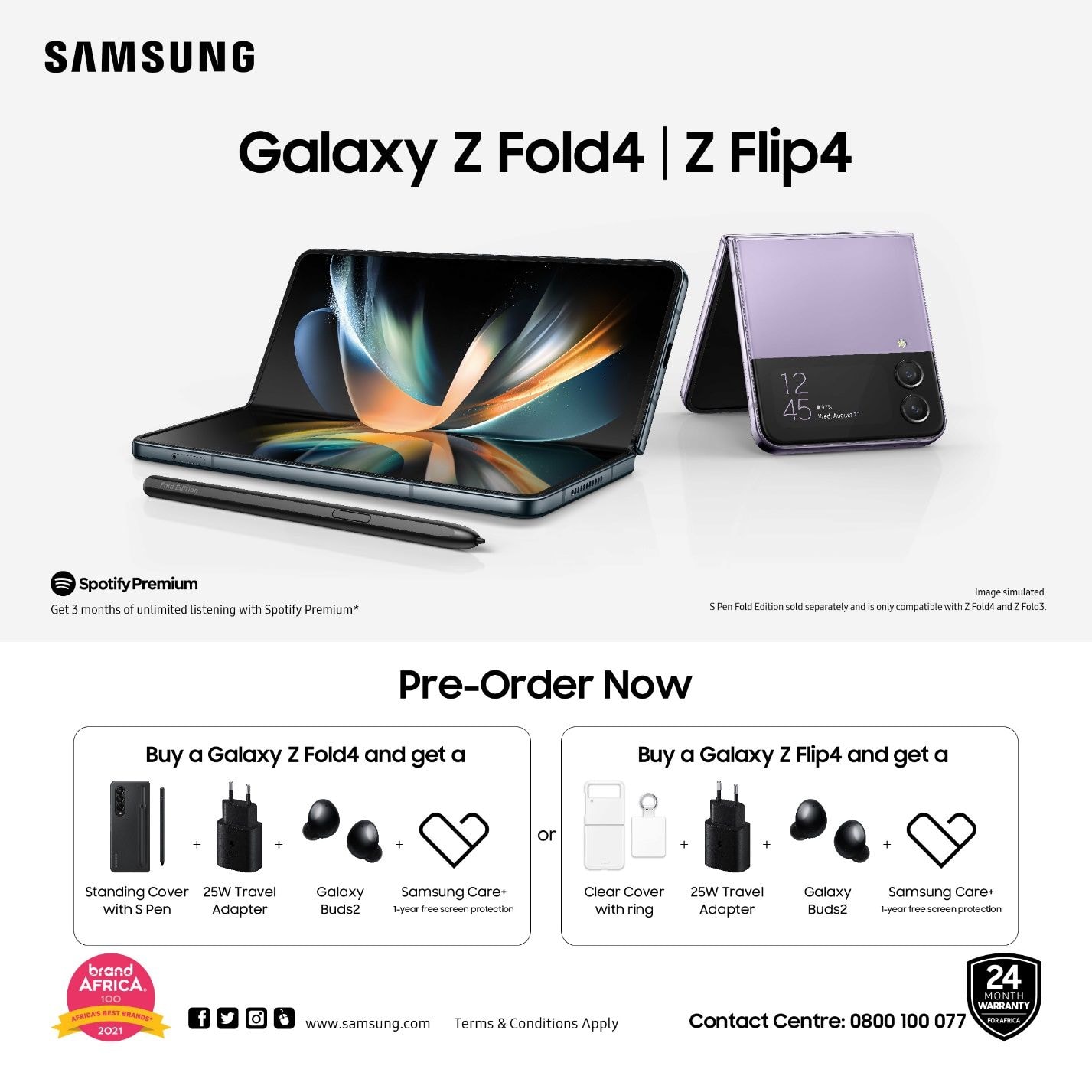 Pre-orders begin for Samsung Galaxy Z Fold4 and Galaxy Z Flip4