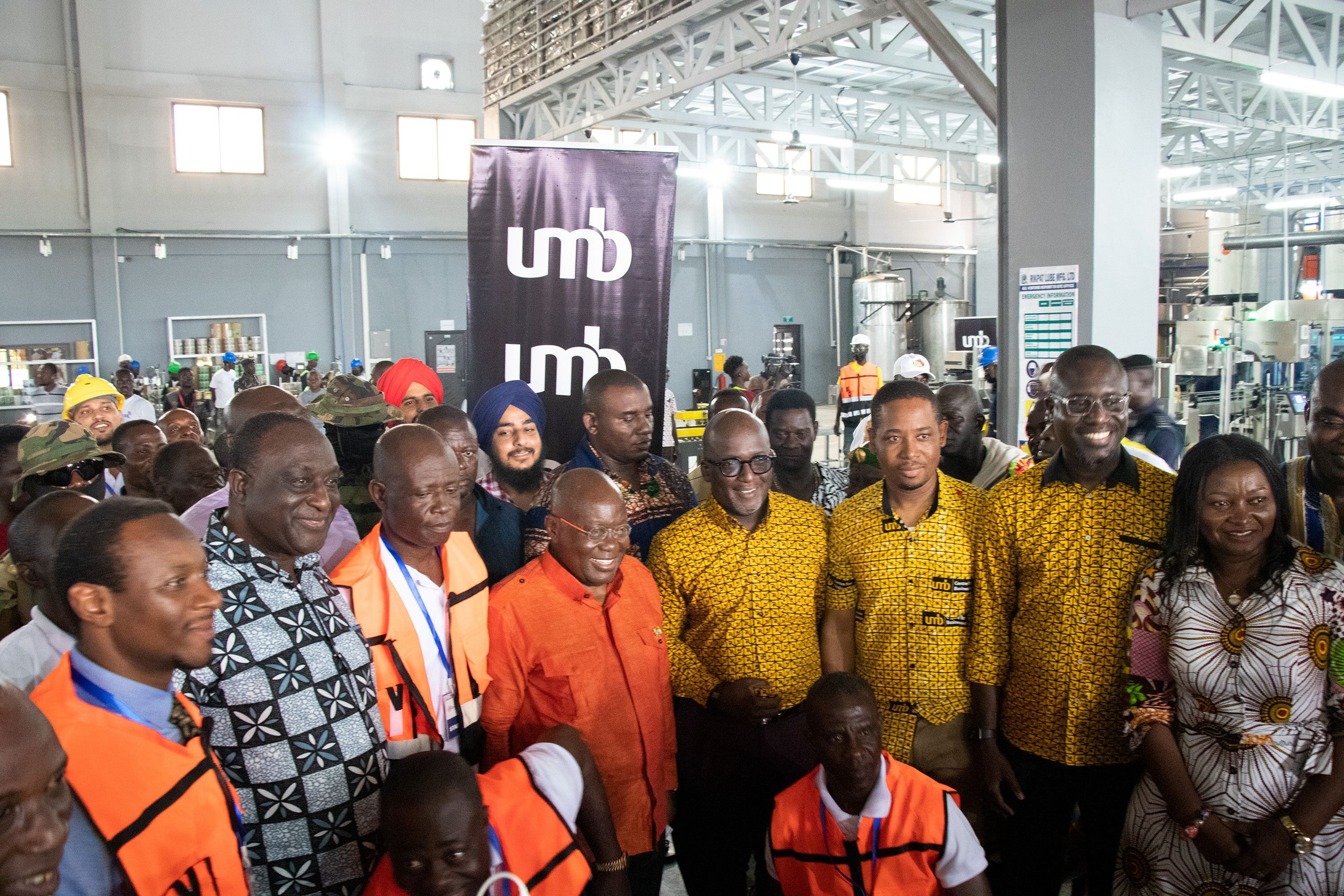 Prez opens 1D1F’s RikPat Ltd lube factory at Gomoa Domenase