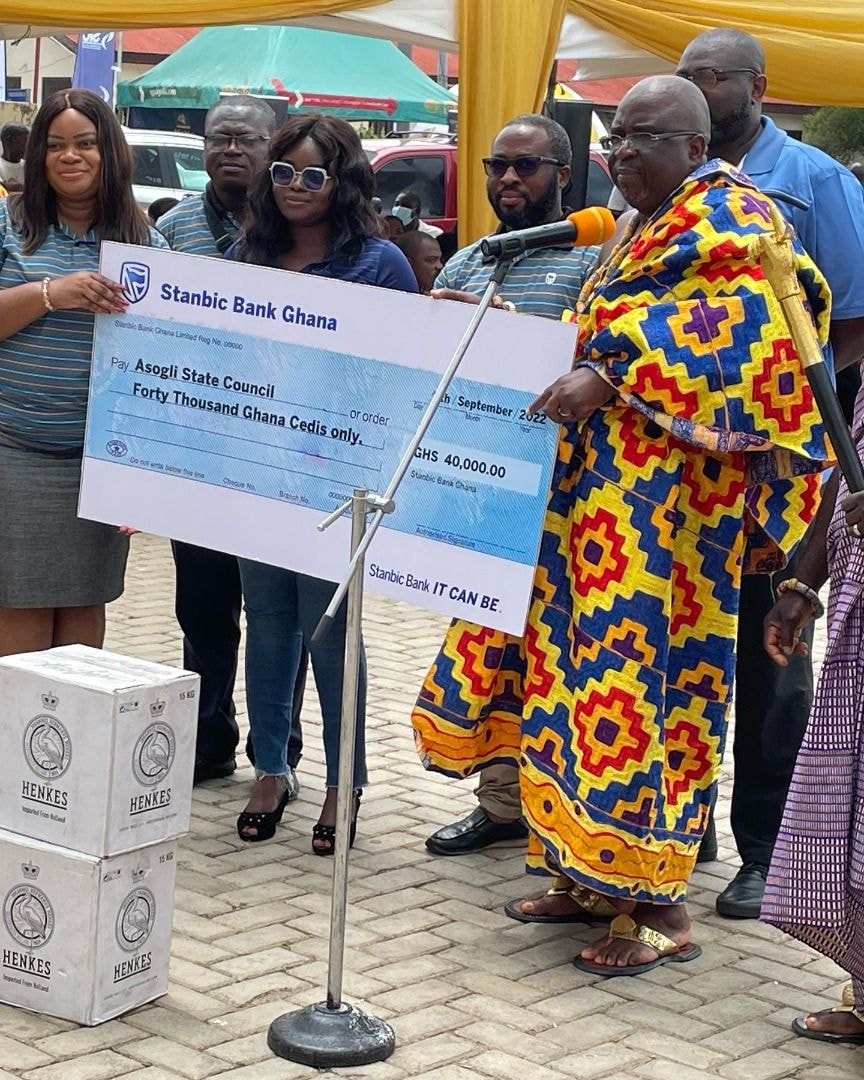 Stanbic donates to Asogli State Council
