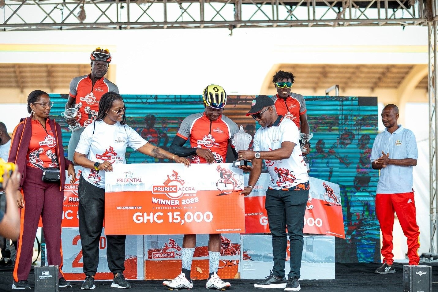 Prudential promotes fitness with 3rd edition of PruRide Accra cycling event