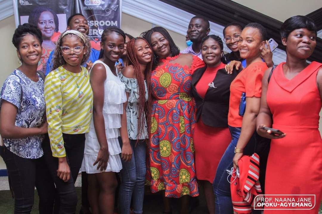 Prof. Jane Opoku-Agyemang shares thoughts with UCC Law students