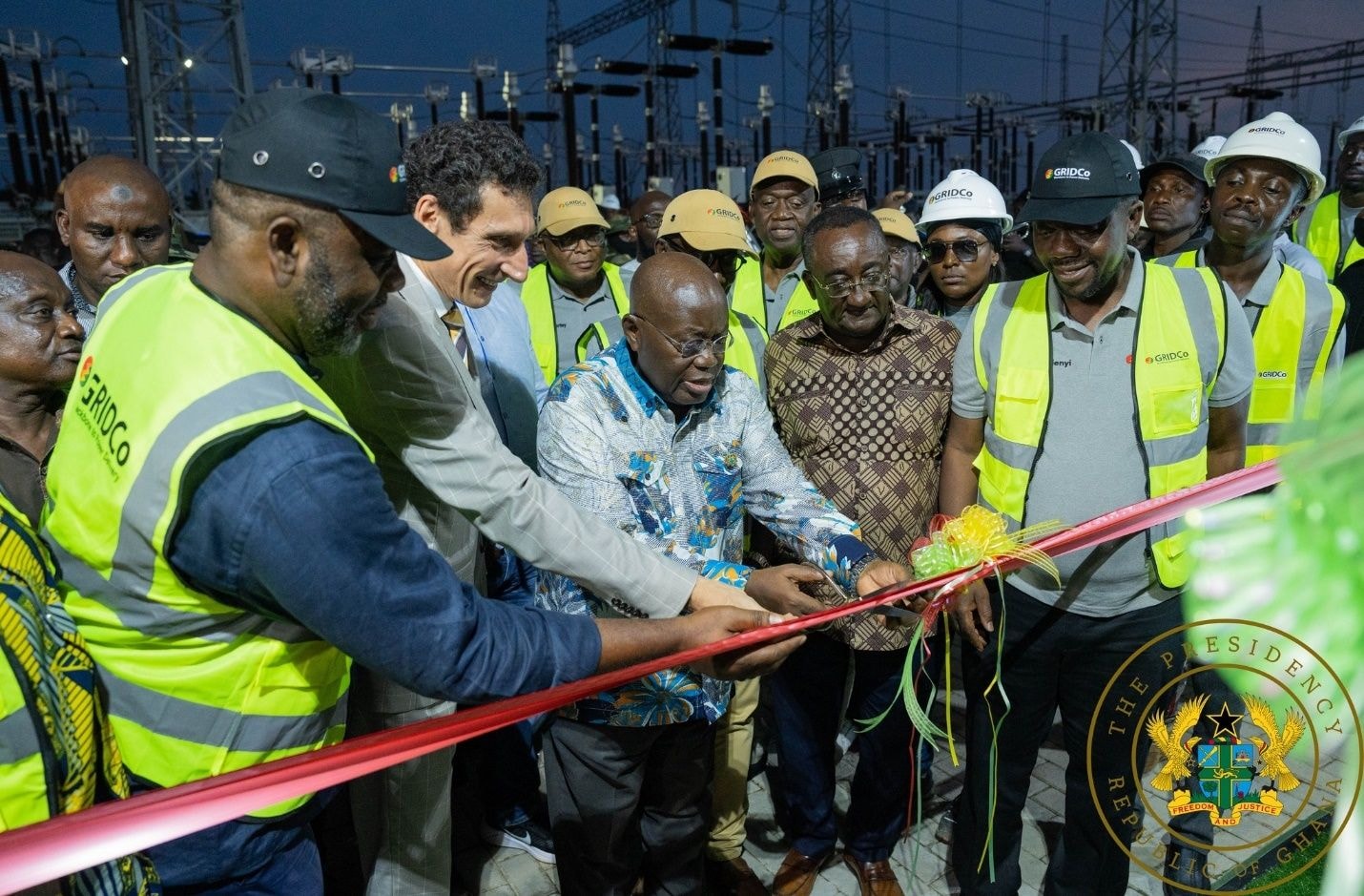 President inaugurates 330KV Kumasi Bolgatanga transmission line project
