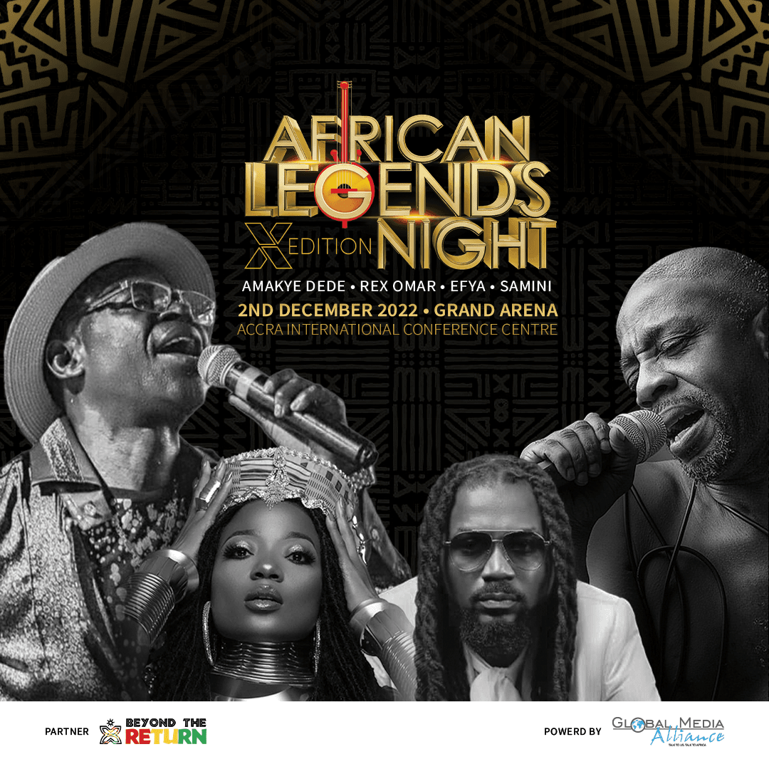 All-Ghanaian line-up for African Legends Night 10th Anniversary Concert in Dec