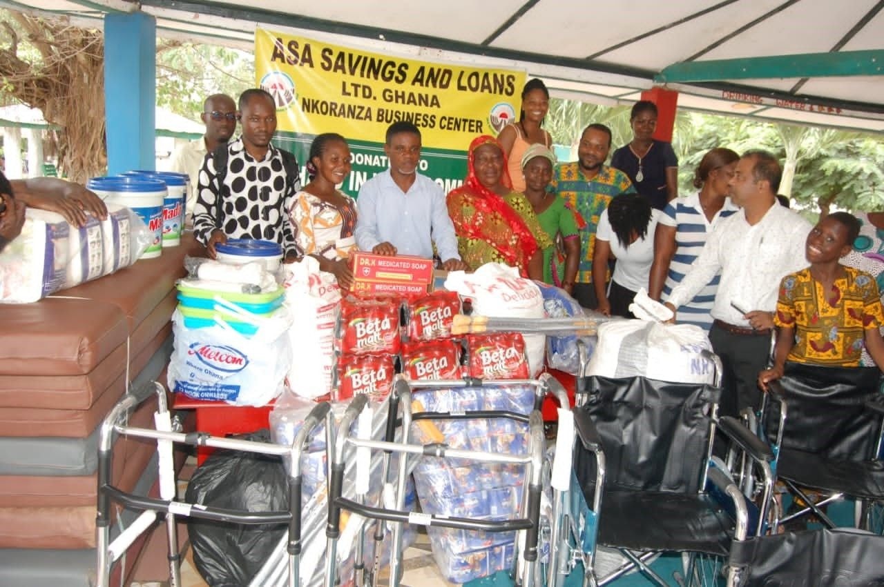 ASA donates to ‘special people’ at Nkoranza