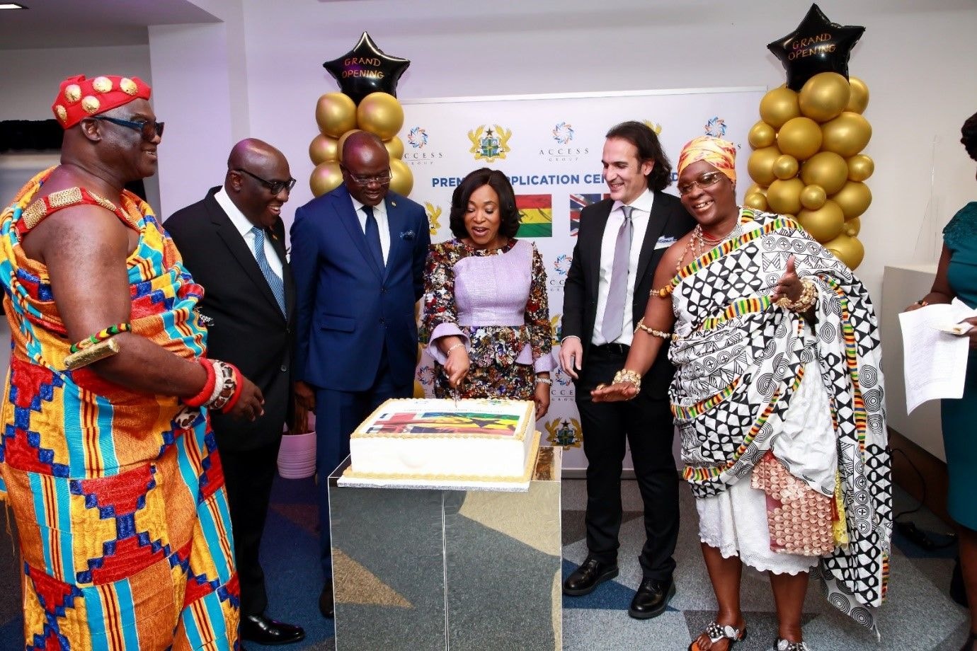Shirley Ayorkor Botchwey inaugurates the first Ghana Premium Application Center in London, UK