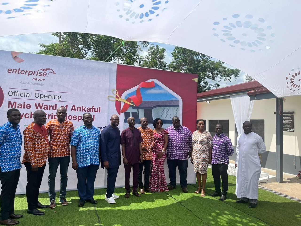 Enterprise Group presents newly refurbished male ward to Ankaful Psychiatric Hospital