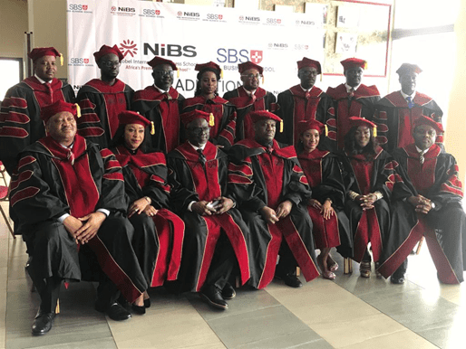 30 graduates with Doctorate in Business Administration from NiBS