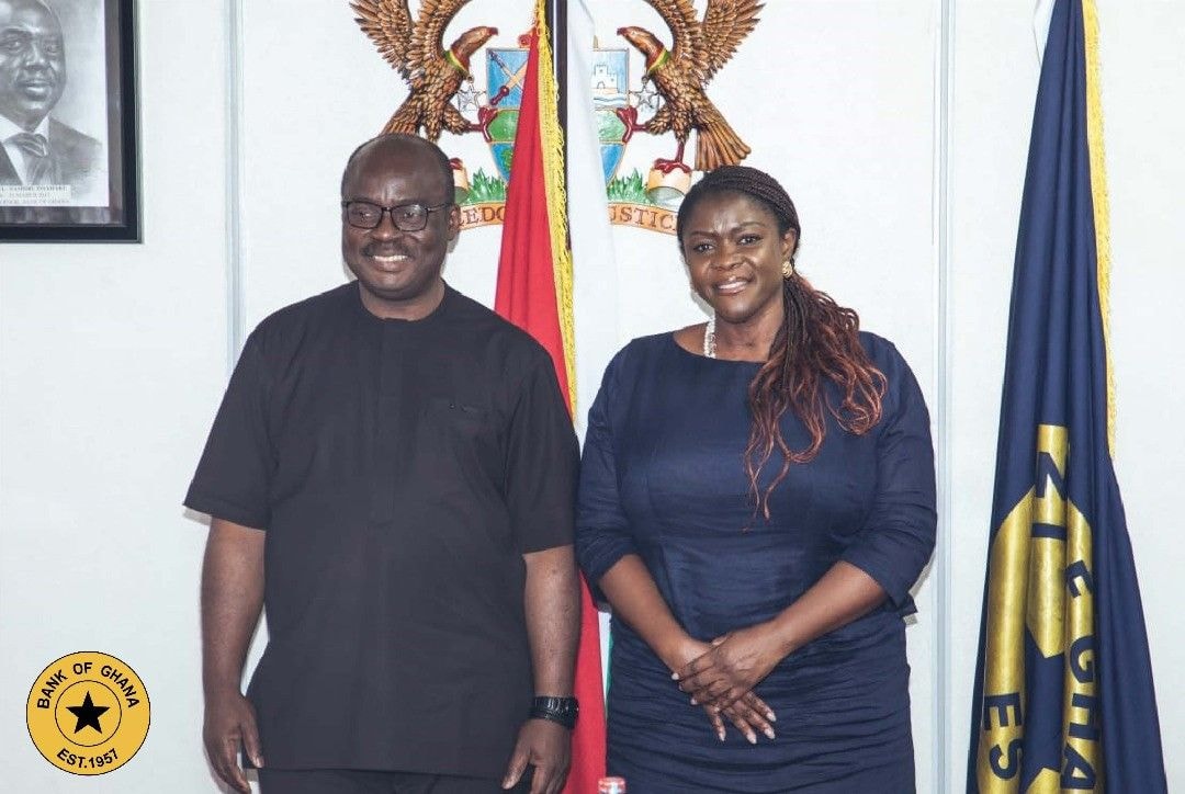 NCCE Chairperson pays courtesy call on BoG Governor