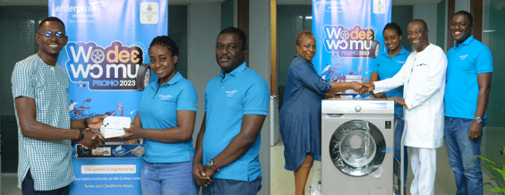 Enterprise Insurance rewards first 5 winners of the Wodi3 W) Mu Motor Promotion