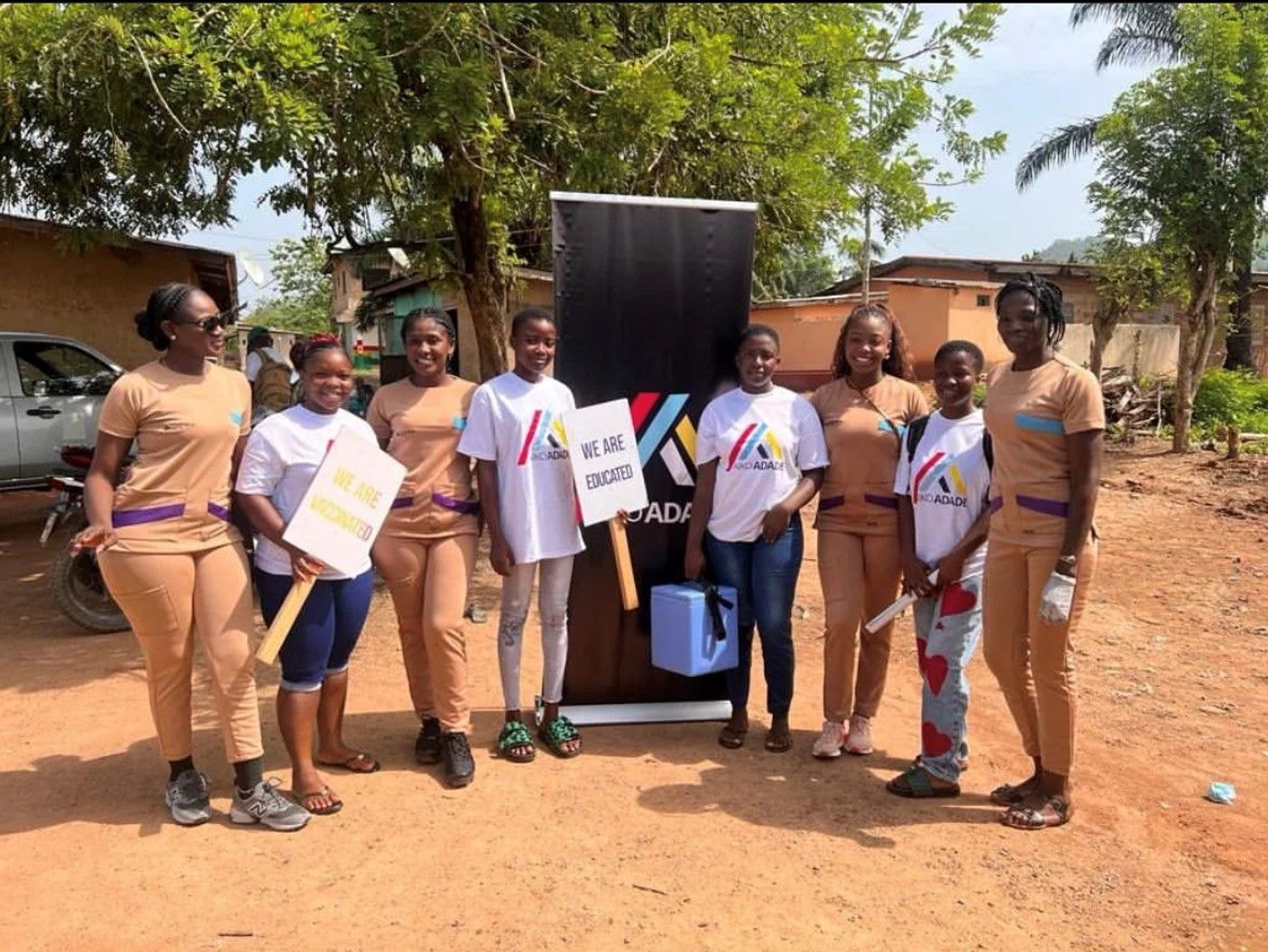 GMB 2022 beauty queens take on rabies with mass vaccination campaign in Oti Region