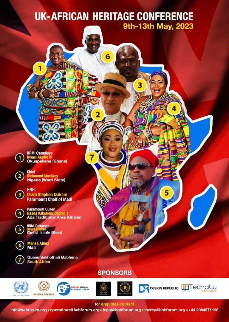 UK-Africa Heritage Conference set to bring culture and royalty to UK set to bring culture and royalty to UK