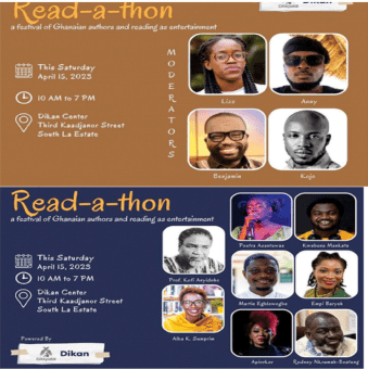 CanoeVibes: Reading festival ReadAThon comes off Saturday at Dikan Centre, La