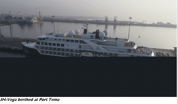 150-passenger cruise vessel calls at Port Tema after 4 years