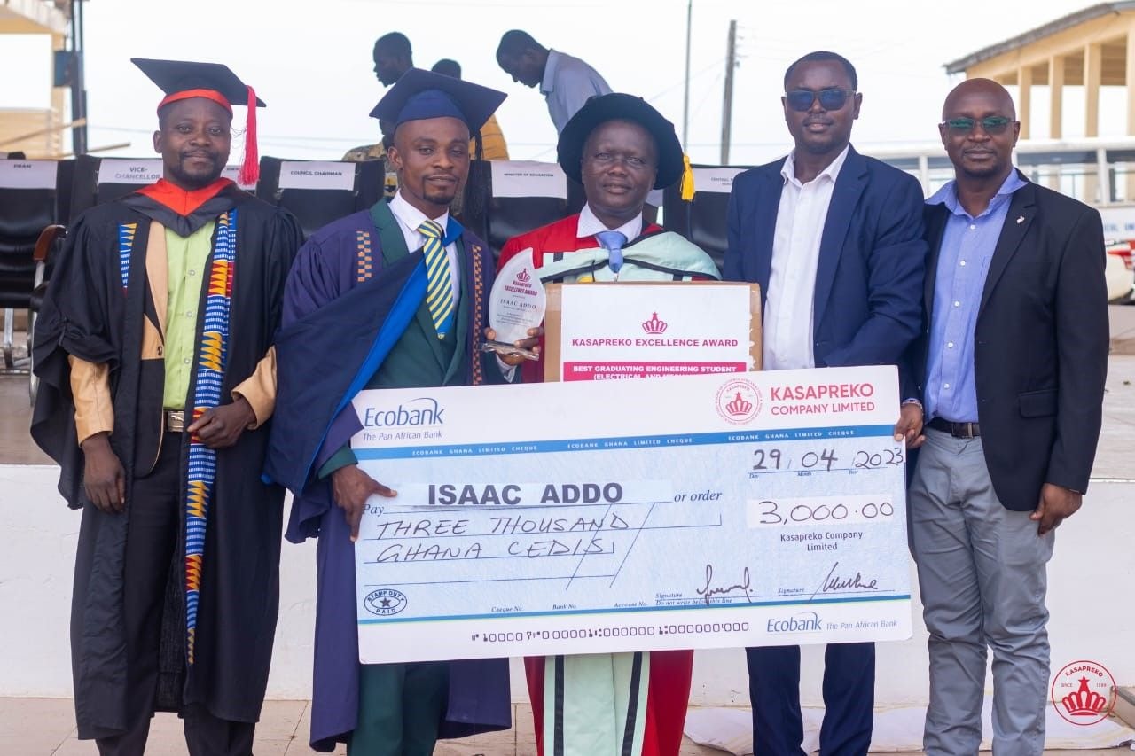 Kasapreko awards Cape Coast Technical University's top engineering student
